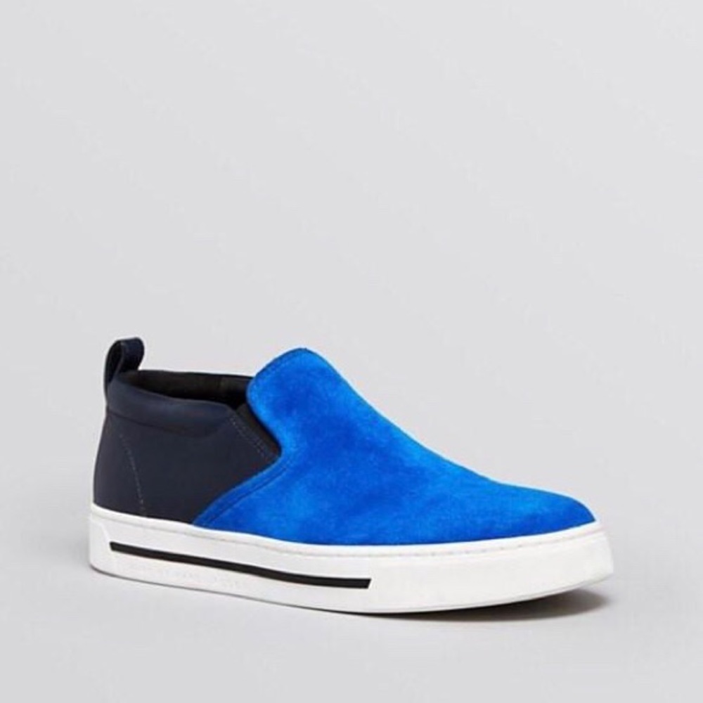 Marc By Marc Jacobs Blue Slip On Sneakers